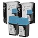 LD Remanufactured Ink Cartridge Replacements for HP 20 C6614DN (Black, 2-Pack)
