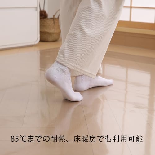 チェアマット 椅子 マット エンボス加工 透明 80×100cm 厚み1.5mm ゲーミングチェアマット 床保護マット 大型デスク足元マット デスク下マット チェアーマット オフィス/食卓/フロア/畳/机下/椅子/床暖房対応 [5]