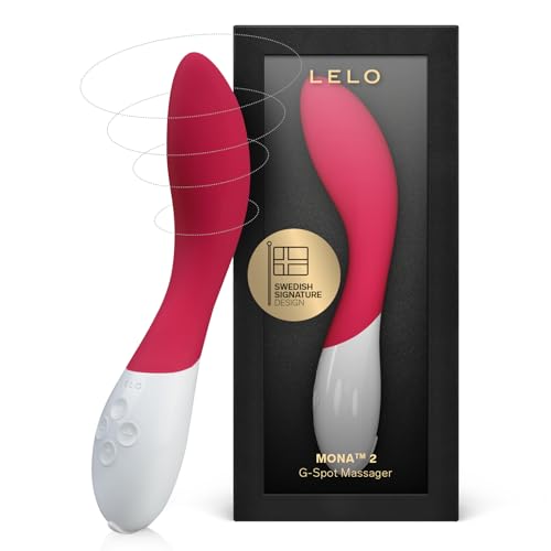 LELO Mona 2 G Spot Vibrator for Women with 6 Intensity Modes - Premium Body-Safe Silicone Sex Toys for Women - Discreet Waterproof Adult Toys for Pleasure