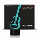 3D Glow LED Night Light Creative Guitar Inspiration 7 Colors Optical Illusion Lamp Touch Sensor Perfect for Home Party Festival Decor Great Gift Idea (Guitar)