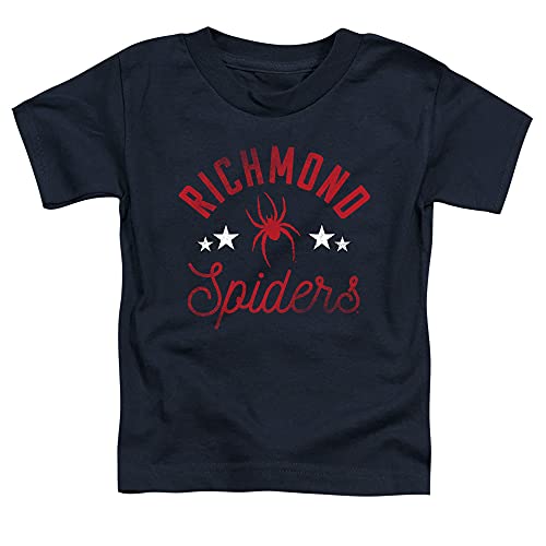 University of Richmond Official Spiders Unisex Toddler T Shirt,Navy, 4
