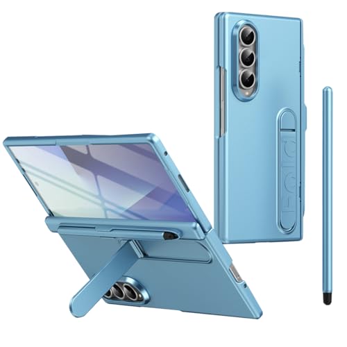 Protection de charnière Galaxy Z Fold 3, étui intégral bleu clair