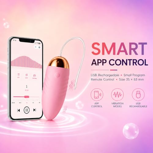 Image of KLEN Massager Machine Portable Vibrator App Controlled Body Massage Care