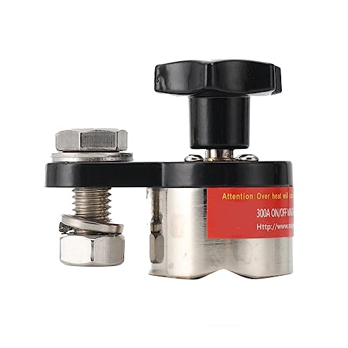 Cozyel 300A Magnetic Welding Ground Clamp, Switchable On/Off Controlled Rare Grounding Magnet Connector Magnet Welding Holder, Grounding Magnetic Connector Earth Switch for Industrial Welding Machine