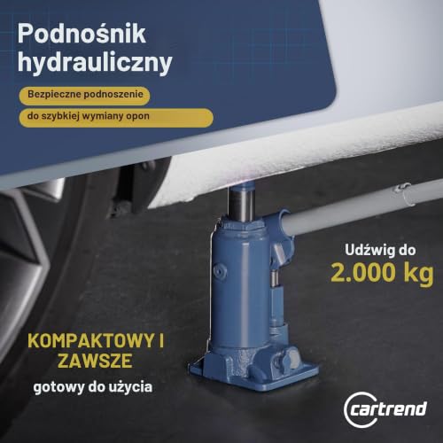Cartrend Hydrauliczny podnośnik do butelek 10005 2 T, szary
