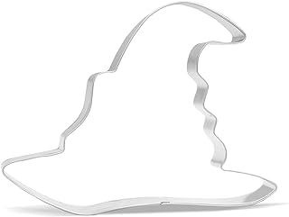 4.5 inch Witch Hat Cookie Cutter - Stainless Steel