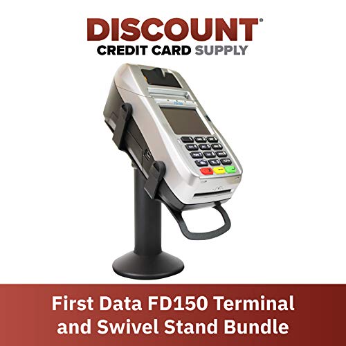 First Data Fd150 Emv Contactless Pos System - Credit Card Terminal Machine And Swivel Stand Bundle #TOP1