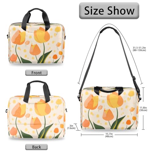 Bolso Maletín para Laptop 15.6 Pulgadas con Correa miniatura 5