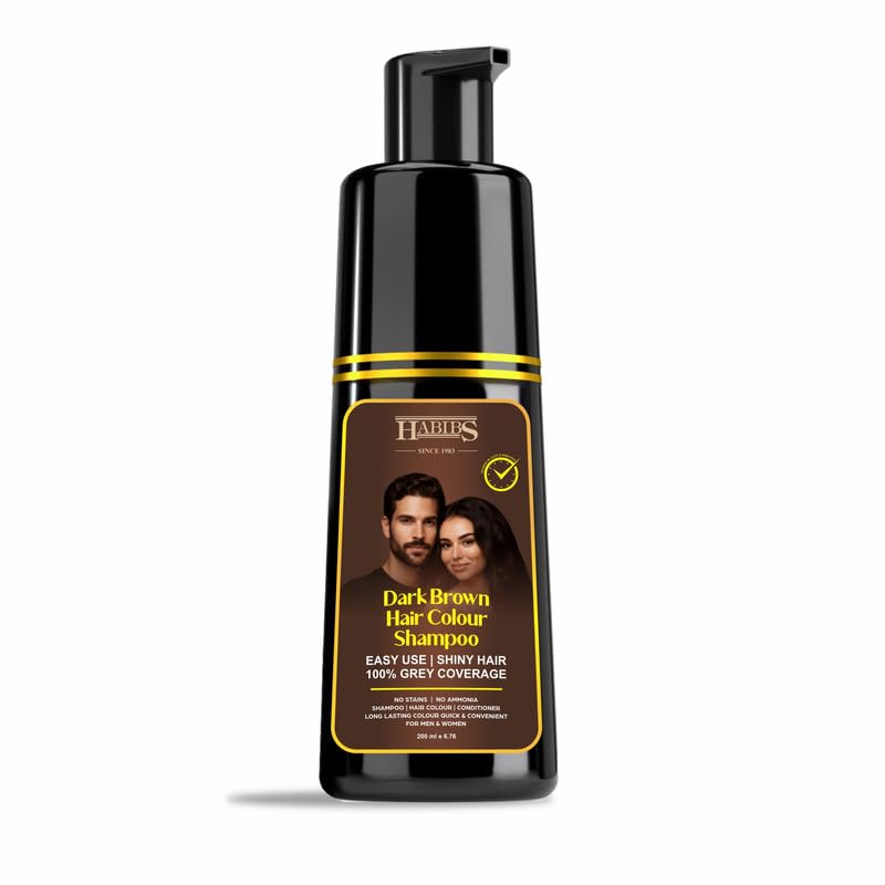 Hair Color Shampoo for Gray Hair – Magic Hair Dye Shampoo – Colors Hair in Minutes–Long Lasting–400 Ml–3-In-1 Hair Color Brown 200ml-image-17