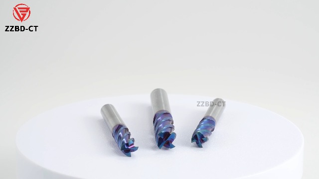 Image of Carbide Square End Mills-4 Flute HRC65 TiSiN Coated,for Milling Alloy Steels, Hardened Steel, Metal etc.1 Pcs D1x50mm