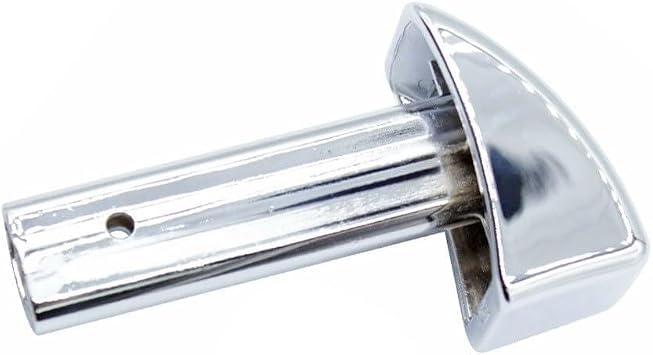 Side Seat Release Knob for Maserati GranCabrio and GranTurismo OEM Replacement, Chrome, Silver, Part No. 980145120