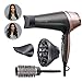 Remington Haartrockner Curl&Straight, 3 Stylingdüsen: konisch geformte & Locken-Stylingdüse, Diffusor & 45mm Rundbürste zum Glätten, Locken & Wellen (2200W, 3 Heiz-& 2 separate Gebläsestufen) D5706