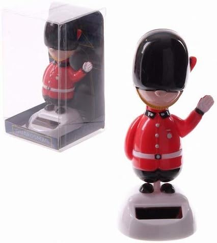 Puckator FF51 Solar-Powered Figurine, Guard, Mixed, Height 12.5cm Width 5.5cm Depth 6cm