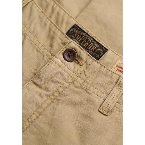 Pantalon chino lavé fuselé Superdry - vue 8