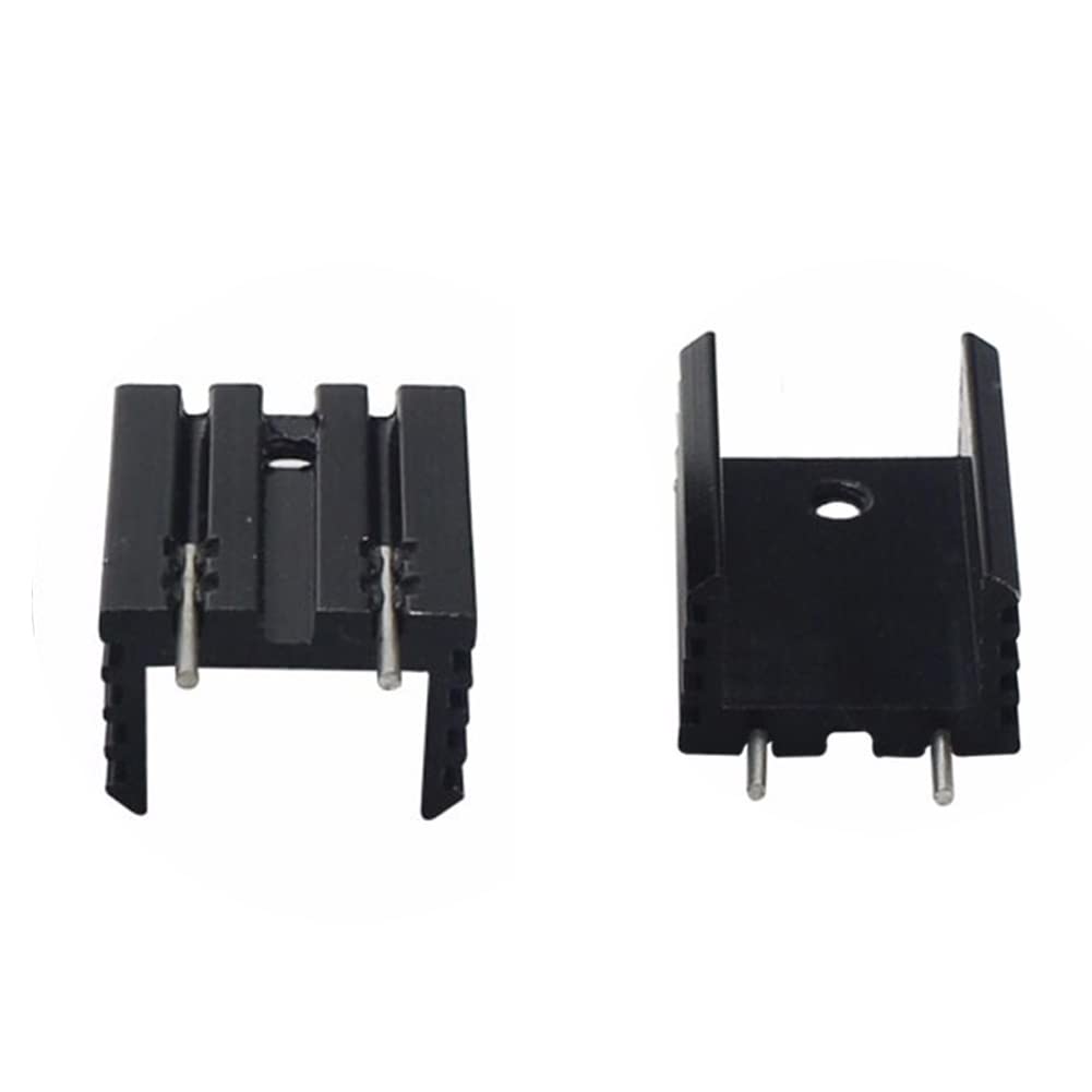 Lot 30 Dissipateurs Thermiques TO-220 Aluminium + Kits Isolants – 3 Tailles Pour MOSFET, Régulateurs, Power IC