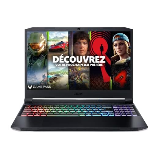 Acer Nitro 5 AN515-57-59ZP Ordinateur Portable Gaming 15,6'' FHD IPS 144 Hz, PC Gamer (Intel Core i5-11400H, NVIDIA GeForce RTX 3060, RAM 8 Go, 512 Go SSD, Windows 10) - Laptop Gaming Noir