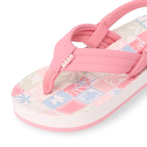 Image of REEF Girls Toddler /Little Kid Ahi Beach Flip Flop, Soft Cushion Footbed, Water Friendly