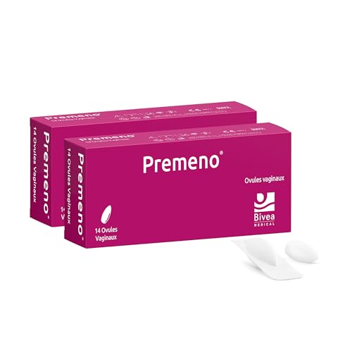 Ovules vaginaux Premeno contre la sécheresse intime : solution acide hyaluronique 2x14 u