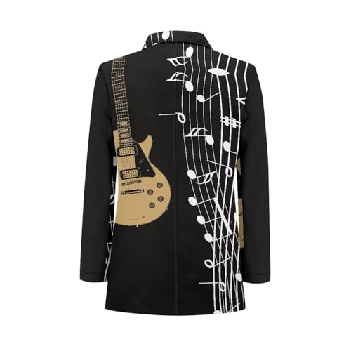 Gomyblomy One Button Blazer, Fashion Slim Fit Lapel Party Jacket for Men, Size XS-5XL2