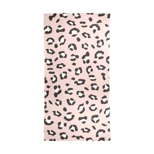 OTVEE Silk Like Scarf Seamless Pink Leopard Skin Print Scarf Soft Lightweight Chiffon Scarf Shawl Wrap for Women2