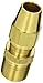 EATON Weatherhead 1368X8X8 Air Brake Tubing Male Connector, 1/2" Tube OD, 1/2" Male Pipe Thread
