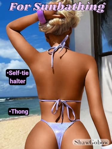 Sparkly String Bikini, High Cut Thong, 2 Piece Sexy Swimsuit3