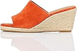  Amazon-Marke: find. Mule Wedge Leather Espadrilles, Braun (Terracotta), 38 EU