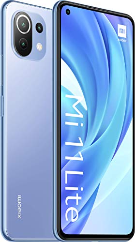 Xiaomi-Mi-11-Lite-Pantalla-655-AMOLED-DotDisplay-FHD-6GB64GB-Triple-Camara-64MP-Snapdragon-732G-4250mah-con-carga-33W-Azul-Version-Espanola