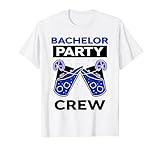 bachelor party crew sposa squadra dello sposo maglietta