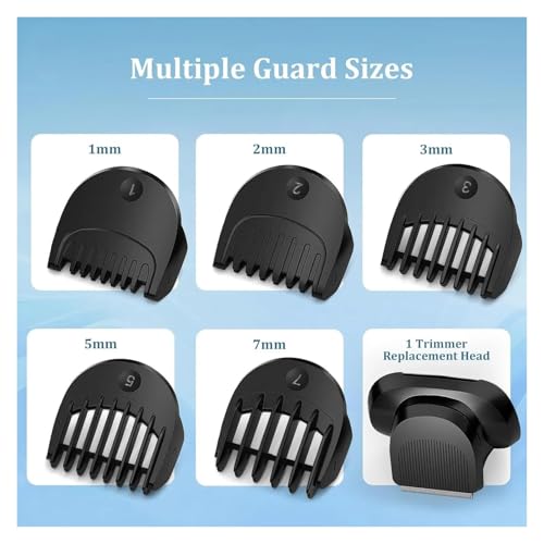 Recortador de barba EasyClick con 5 peines regulables para renovar tu afeitadora Braun 5