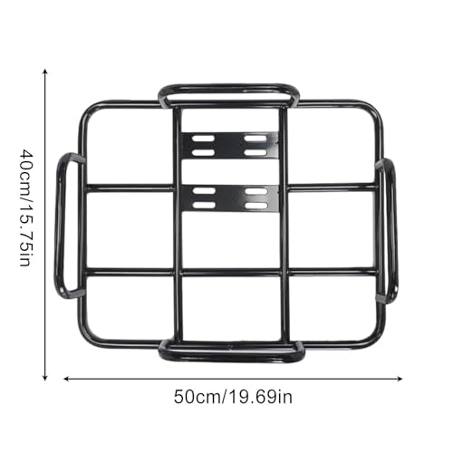 Panier de vélo électrique arrière en acier robuste et durable - 6