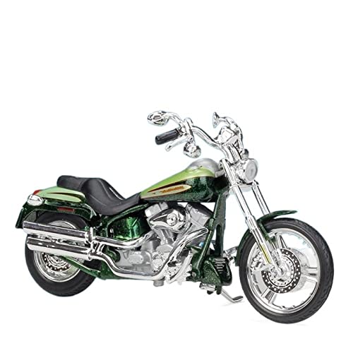Modèle réduit moto 2004 FXSTDSE CVO 1:18 idée cadeau motard ornement de bureau en alliage