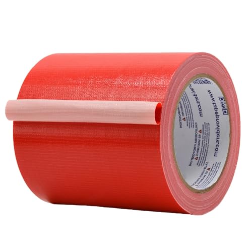 Image of MAT Duct Tape Red Industrial Grade, 5 inch x 60 ft. Waterproof, UV Resistant for Crafts, Home Improvement, Repairs, & Projects