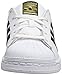 adidas Originals Superstar C Basketball Shoe (Little Kid),White/Black/White,1.5 M US Little Kid