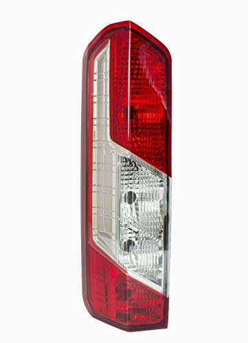 Lentille de feu arrière gauche Transit MK8 anti-UV polycarbonate rouge V363