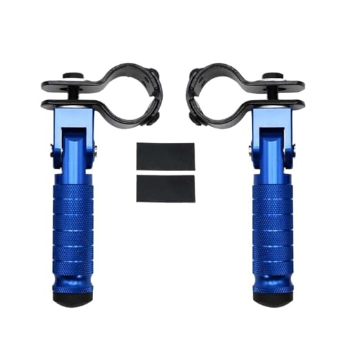 Pédales universelles moto antidérapantes et pliables pour cadre 25mm