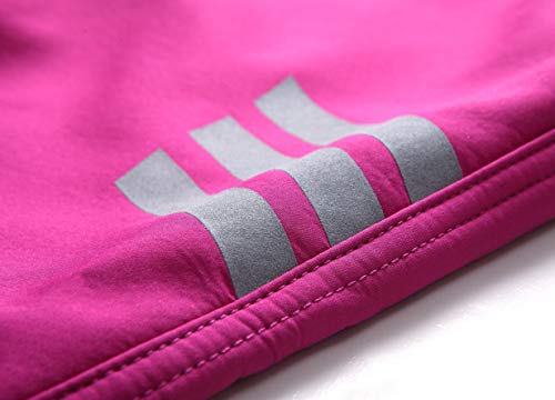 Caterto Kids Boys Girls Waterproof Outdoor Hiking Pants Warm Fleece Lined (Rose Red, Xl) #TOP4