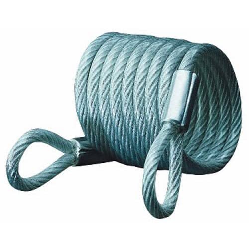 Master Lock 65D 6' Self Coiling Vinyl Coated Cable With Loop Ends