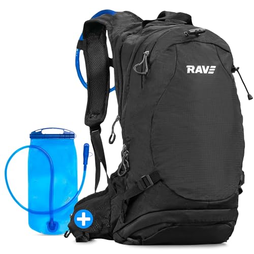 RAVE Bike & Outdoor Rucksack Fahrradrucksack Trekkingrucksack 10L schwarz inkl. 2L Trinkblase | Fahrradtasche, Fahrradtasche Rucksack, Fahrradtaschen, Fahrradtasche Wasserdicht
