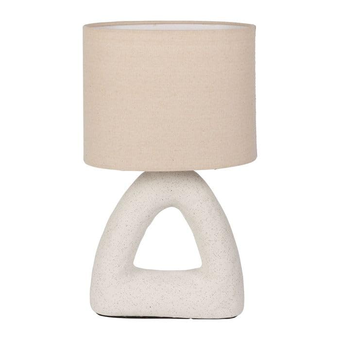 Sema Design LAMPE ARTY ORGANIC BLANC+ECRU 23X13XH