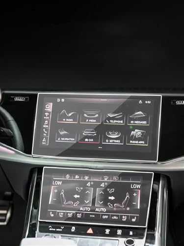 Film anti-rayures écran voiture Audi Q7 Q8 verre trempé protection navigation fin des traces