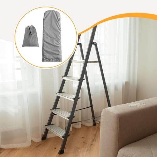Image of Folding Ladder Cover Portable Stepladder Protector for Lawn Garden Farmhouse 50x174x6.5cm Gray | Home & Garden | Tools | Ladders