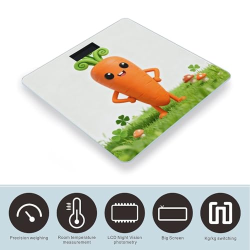 Báscula Digital de Baño para Cuerpo Vegetal Precisa y Estable miniatura 3