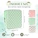 Jeffdad 3pcs Sanitary Napkin Storage Bag, Portable Reusable Menstrual Pads Bags Women Tampon Bags Feminine Products Bag Period Kit Bag (Type Two)