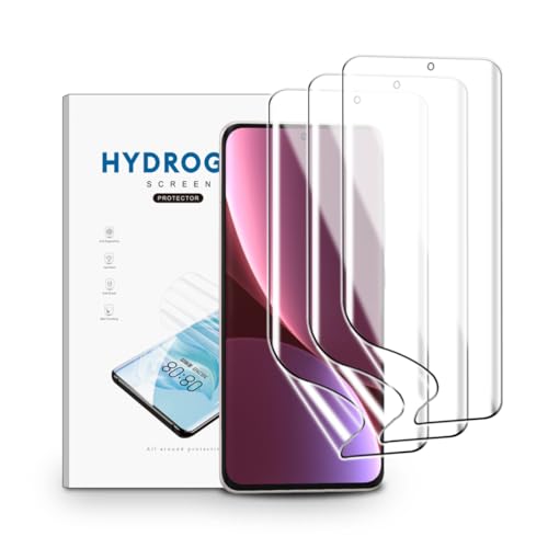 nvskvd Protector de Pantalla para Xiaomi 12 5G / Xiaomi 12X, 3 Piezas Películas de Hidrogel TPU Película Transparente Flexible Suave (NO vidrio templado)