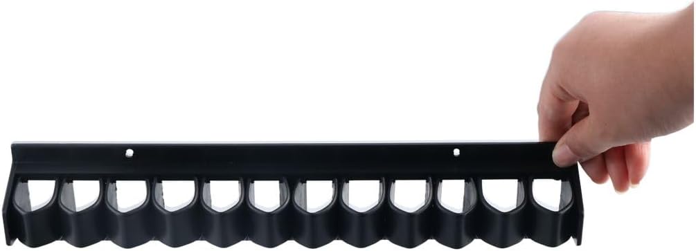 Leadigol Horse Whip/Crop Holder, Wall Mounted Whip Rack Horse Whip Crop Holder Rack, 12 Tack Storage Rack,Holds up to 12 Whips or Crops