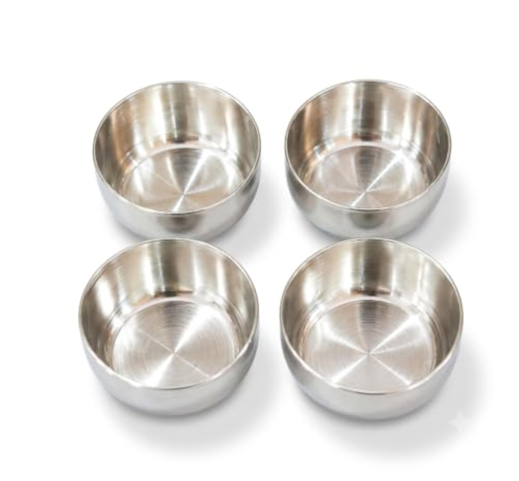 Premium Silver Plated Bowl Set with Elegant Finish