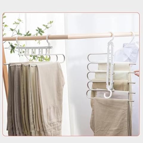 FIVOVOUK Space Saving Trouser Hanger Cover