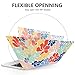 AKIT Compatible with MacBook Air 13 inch Case 2026 2025 2024-2022 M4 M3 M2 A3240 A3113 A2681, Pattern Hard Shell Laptop Case+Screen Protector+Keyboard Cover for MacBook Air 13.6 inch, ColFlowersD2