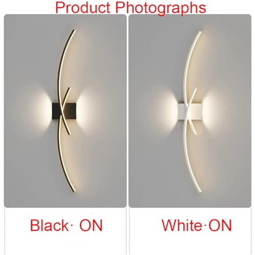 Lámpara de pared LED para pasillos oscuros regulable con mando 6